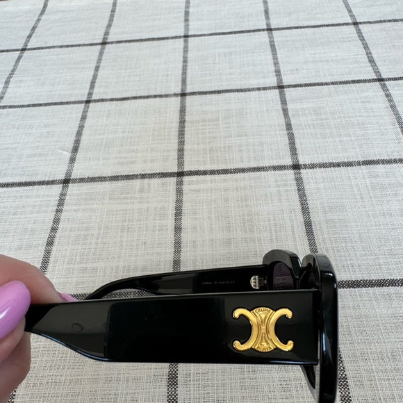 Brand New Authentic Celine triomphe 04 sunglasses in acetate - black - Picture 9 of 12